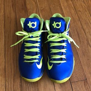 KD hightop sneakers
